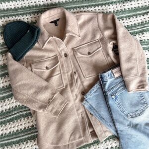 Banana Republic Thick Layered Button Up